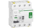 Komponenter til tavler og kasser - Schneider Electric Acti9 rccb pfi afbryder 4p 63a 300ma klasse b-si ac/dc til installationer med 3faset frekvensomformer og inverter med dc strømme - A9Z64463