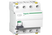 Komponenter til tavler og kasser - Schneider Electric Acti9 pfi-afbryder iid, 4p 63a 300ma, kl. a selektiv, med dobbelt terminal, 72 mm - A9Z25463