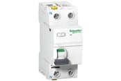Komponenter til tavler og kasser - Schneider Electric Acti9 hpfi-afbryder iid, 2p 25a 30ma, kl. a, med dobbelt terminal, 36 mm - A9Z21225