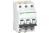 Komponenter til tavler og kasser - Schneider Electric Acti9 automatsikring ic60h, 3p 16a c, med dobbelt terminal, 54 mm - A9F07316