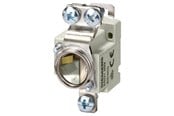 Komponenter til tavler og kasser - Siemens Sikringsholder d03 1 polet med snap - 5SG1812