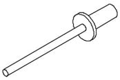 Tavler og kasser - Cubic Popnitte undersænket 2055-0400 - 2055-0400