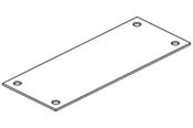 Tavler og kasser - Cubic Blindflange polycarbonat fl21 0117-0000 - 0117-0000