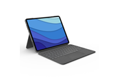 Tastatur - Logitech Combo Touch for iPad Pro 12.9'' - UK - Tastatur & Folio sæt - Engelsk - UK - Grå - 920-010214