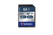 Hukommelseskort - Verbatim PRO U3 SD - 90MB/s - 64GB - 47022