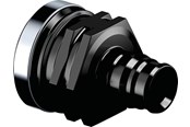 Pex-systemer - Uponor q&e overgangsmuffe ppsu sort 20 mm x 34 - 1042331