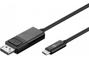 Skærmkabel - Pro USB-C - Displayport  - Black - 1.2m - USBC-DP-1.2-B