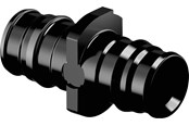 Pex-systemer - Uponor q&e samlenippel ppsu sort 16 mm - 1008669