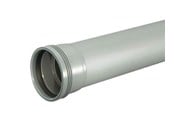 Afløb - Wavin Wafix pp afløbsrør med muffe 50 x 2000 mm grå - 1430109