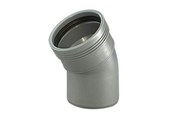 Afløb - Wavin Wafix pp bøjning 30° x 50 mm grå - 1450311