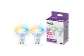 Smart Home - WiZ Tunable GU10 Smart Spotpære 2-pak - Dæmpbart varmt til koldt hvidt LED-lys - 929003772242