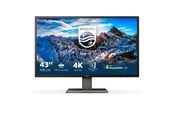 Skærm - 43" Philips 439P1/00 - 3840x2160 (4K) - 60Hz - VA - 15W USB-C - KVM switch - 439P1/00