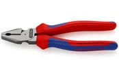 Håndværktøj  - KNIPEX Kraft-kombinationstang sort atramenteret med flerkomponent-håndtag 180 mm - 02 02 180