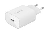 Mobil - Adaptere & Opladere - Belkin BoostCharge USB-C PD 3.0 PPS Wall Charger 25W - White - WCA004vfWH