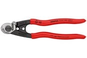 Håndværktøj  - KNIPEX Stålwiresaks smedet betrukket med kunststof 190 mm - 95 61 190