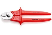 Håndværktøj  - KNIPEX Kabelsaks isoleret, sprøjtet med kunststof, vde-godkendt 230 mm - 95 06 230