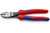 Håndværktøj  - KNIPEX Kraft-skævbider sort atramenteret med flerkomponent-håndtag 200 mm - 74 02 200