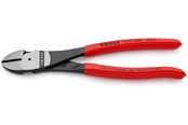 Håndværktøj  - KNIPEX Kraft-skævbider sort atramenteret betrukket med kunststof 200 mm - 74 01 200