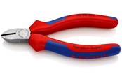 Håndværktøj  - KNIPEX Skævbider sort atramenteret med flerkomponent-håndtag 125 mm - 70 02 125