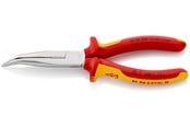 Håndværktøj  - KNIPEX Fladrundtang med skær forkromet 200 mm - 26 26 200
