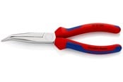 Håndværktøj  - KNIPEX Fladrundtang med skær forkromet 200 mm - 26 25 200