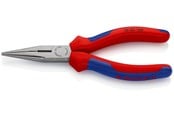 Håndværktøj  - KNIPEX Fladrundtang med skær sort atramenteret 160 mm - 25 02 160