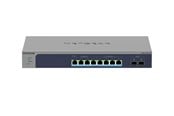 Switch - Netgear MS510TXUP 8-Port Multi-Gigabit/10G Ethernet Ultra60 PoE++ Smart Switch with 2 SFP+ Ports - MS510TXUP-100EUS