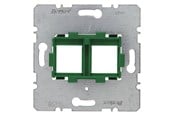 Afbrydermateriel - Berker Dataudtag indsats euro for 2x systimax modular jack (grøn) - 454104