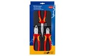 Håndværktøj  - KNIPEX elektro 1000v sæt med skævbider, kombinations- og storkenæbstang - 00 20 12
