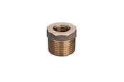 Gevindfittings - Viega Nippelmuffe 2 1/2" x 1 1/2" rødgods - 321864