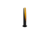 Lamper - EGLO BARBOTTO bordlampe, sort/guld - 97583