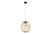Lamper - EGLO BORDESLEY pendel, sort - 43216
