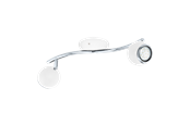 Lamper - EGLO BIMEDA spotskinne LED 2x3W GU10, hvid/krom - 31002