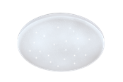 Lamper - EGLO FRANIA-S væg/loftlampe LED 7,4W 3000K, hvid - 75471