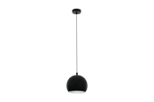 Lamper - EGLO CAMASTRA pendel, sort/hvid - 33655