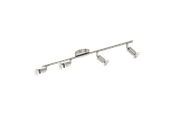 Lamper - EGLO BUZZ LED spotskinne 4L, børstet messing - 92598