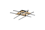 Lamper - EGLO MARINELLO 1 loftlampe, sort/brun - 99793