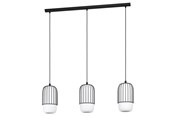 Lamper - EGLO MULEGES langbordspendel, hvid/sort - 99619