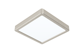 Lamper - EGLO FUEVA 5 plafond 210x210 mm, 3000K, børstet stål - 99241