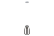 Lamper - EGLO ALOBRASE pendel Ø200 mm, sort-transparent - 98615