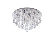 Lamper - EGLO ALFARO loftlampe, krom/krystalglas - 97699