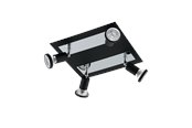 Lamper - EGLO SARRIA spot 4L, 3000K, sort/krom - 94966