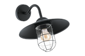 Lamper - EGLO MELGOA udendørs væglampe, sort - 94792