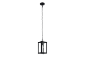 Lamper - EGLO ALAMONTE udendørs pendel, sort/klar - 94788