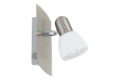 Lamper - EGLO ENEA spot, saniteret nikkel/hvid - 90982