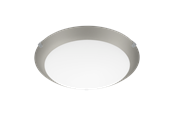 Lamper - EGLO MARS 1 plafond Ø250 mm, hvid/sølv - 89248
