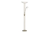 Lamper - EGLO BAYA gulvlampe, hvid/bruneret - 85974