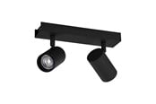 Lamper - EGLO MEREA PRO 2-spotskinne, sort - 64186