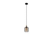 Lamper - EGLO CHISLE pendel, sort/amber - 43527