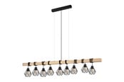 Lamper - EGLO TOWNSHEND 5 langbordspendel, sort/brun - 44077